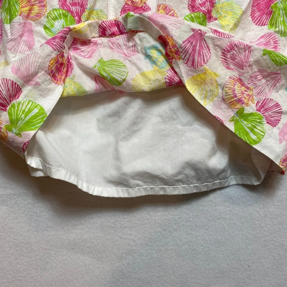Lilly Pulitzer Dress Womens 8 Strapless Seashell Clam Digger Gweneth - Picture 6 of 10